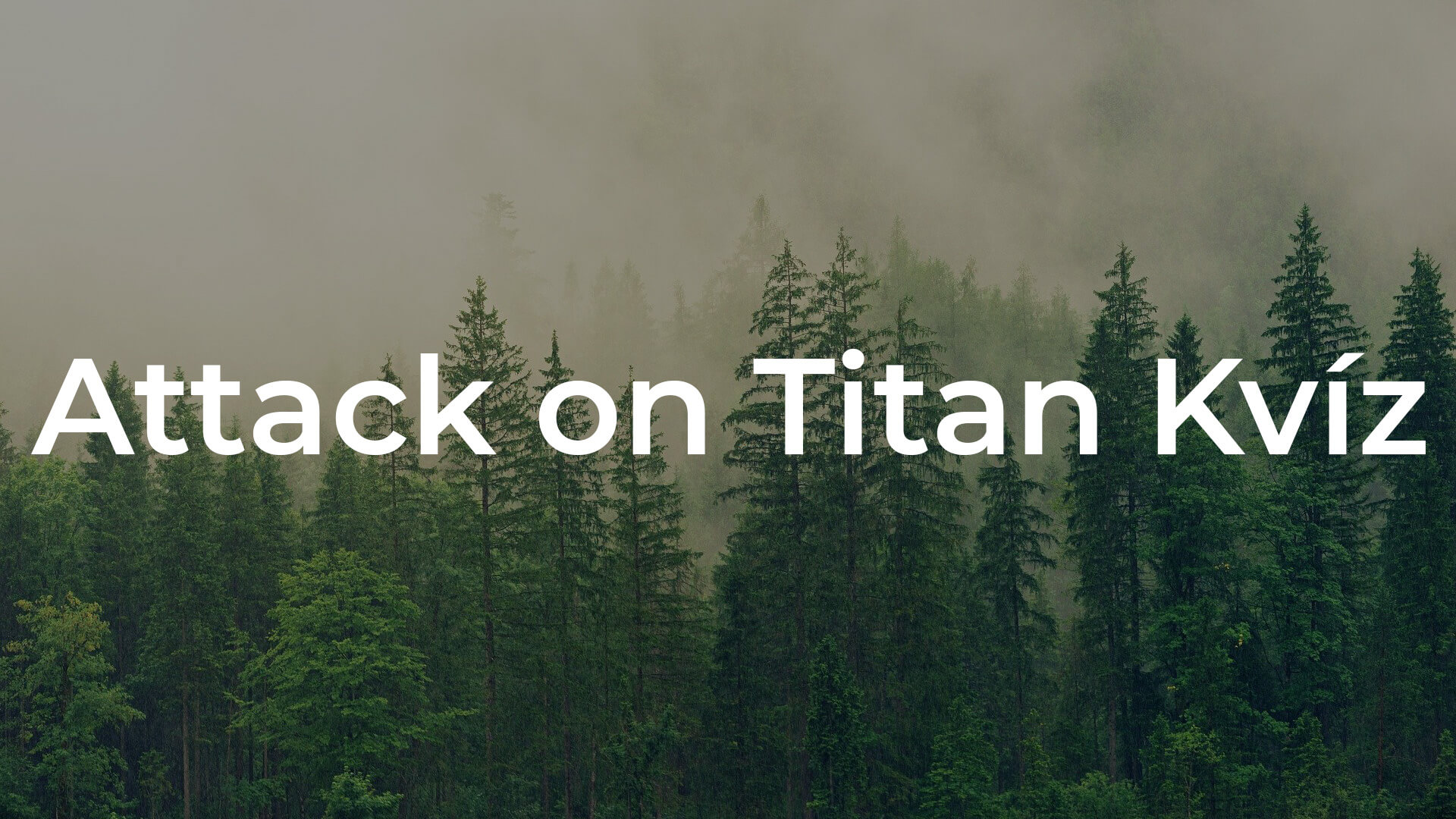 Attack on Titan anime kvíz