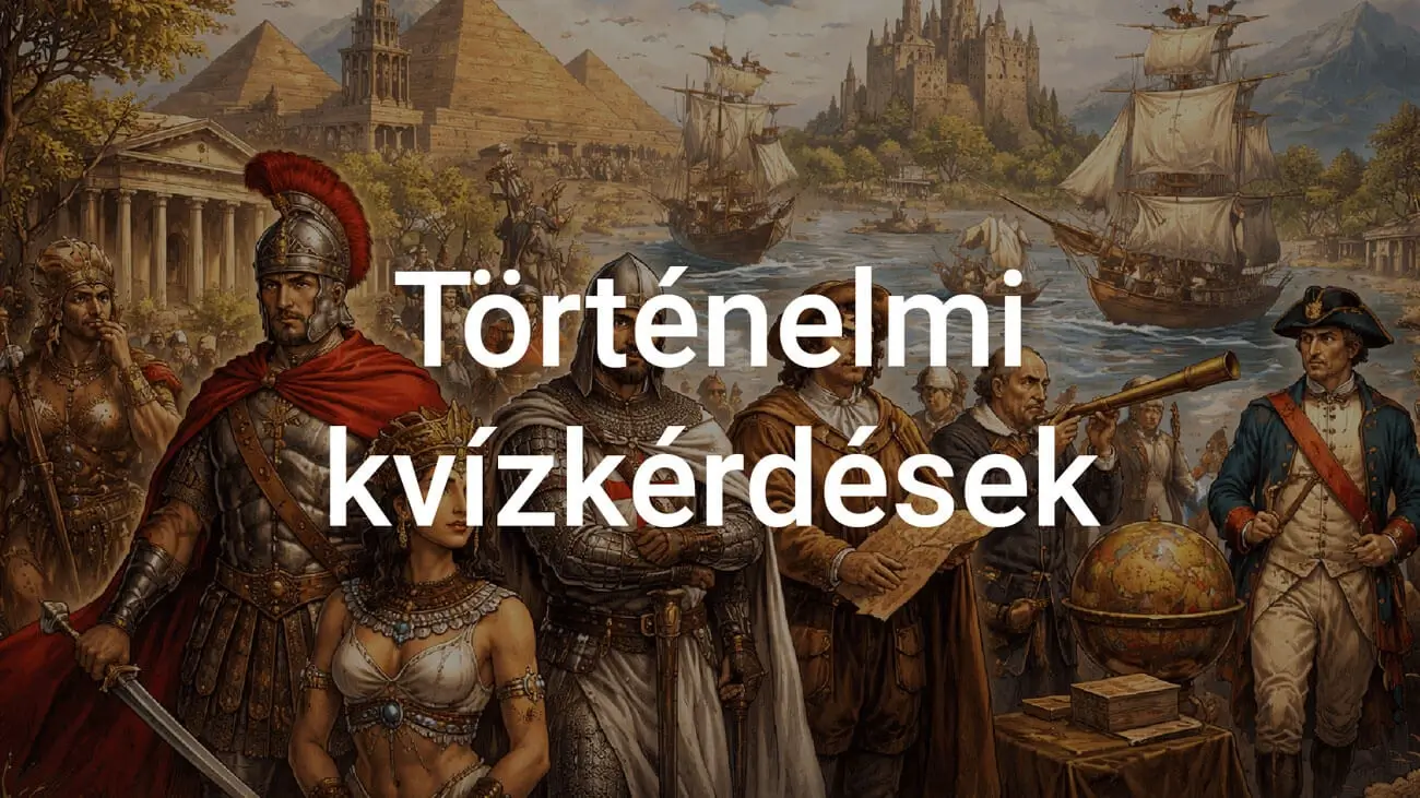 Történelmi kvízkérdések - Te tudod a válaszokat?