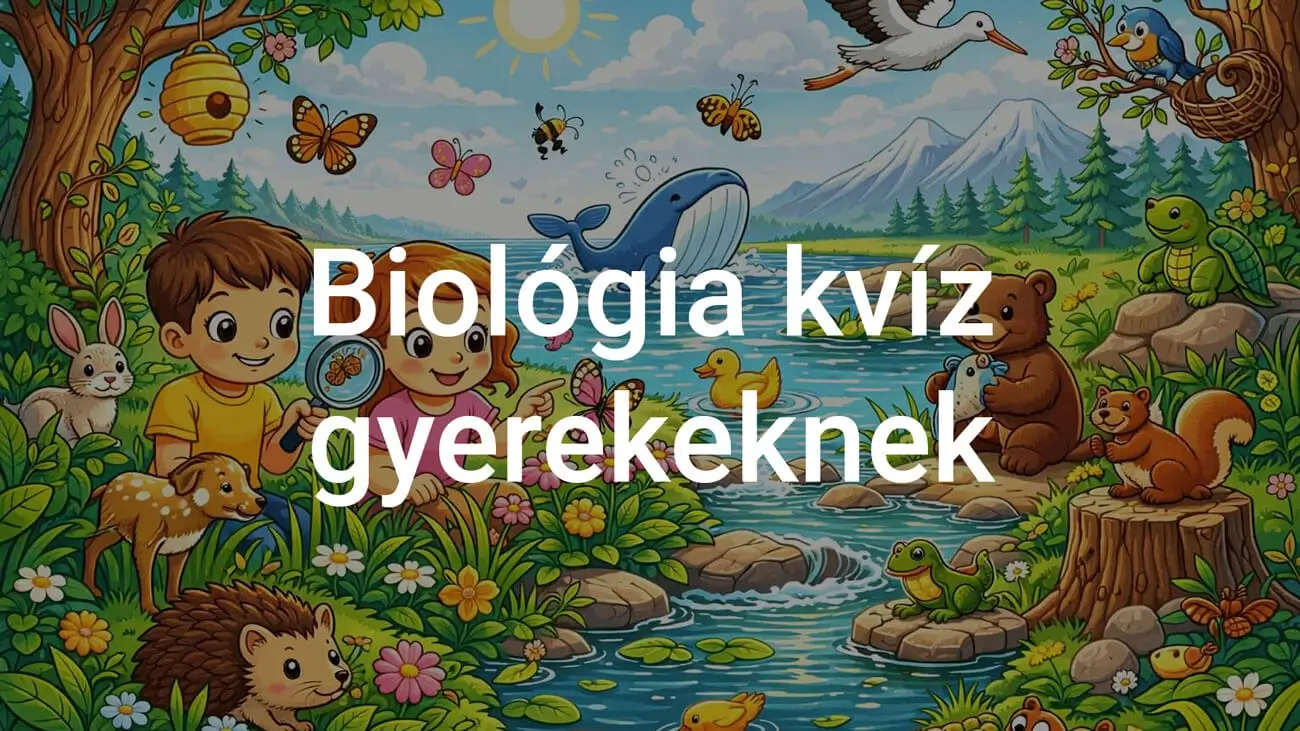 Biológia kvíz gyerekeknek