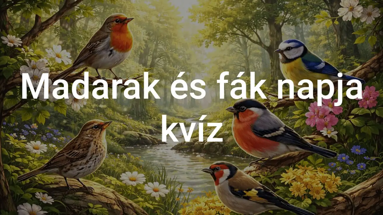 Madarak és fák napja kvíz